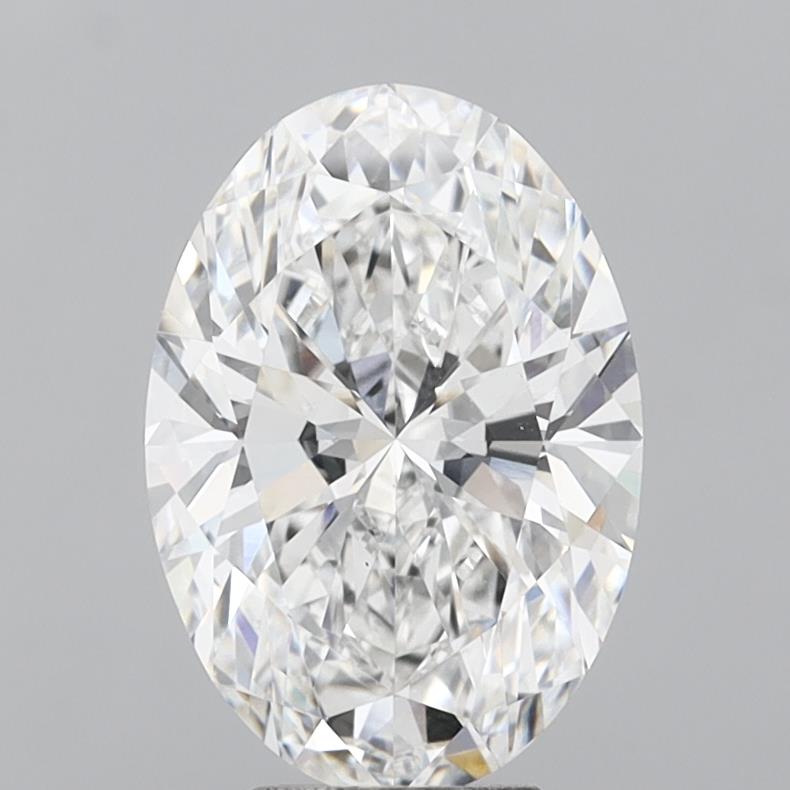 6.02 Carat Oval Shaped, Ideal Cut, E Color, VS1 Clarity, IGI Certified Lab Grown Diamond