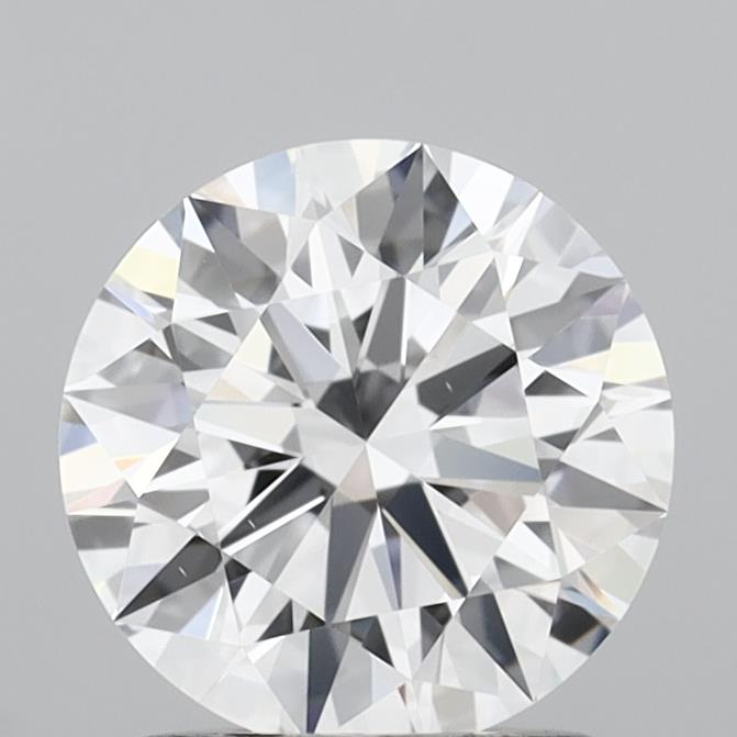 1.50 Carat Round Shaped, Ideal Cut, D Color, VS1 Clarity, IGI Certified Lab Grown Diamond