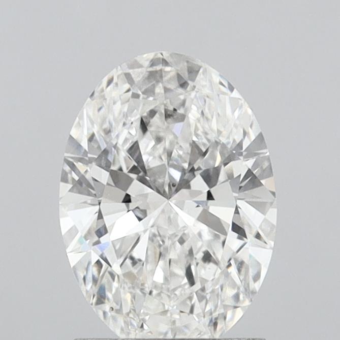 1.60 Carat Oval Shaped, Ideal Cut, F Color, VVS2 Clarity, IGI Certified Lab Grown Diamond