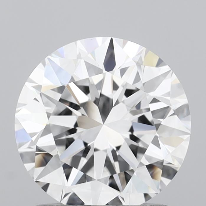 1.24 Carat Round Shaped, Excellent Cut, D Color, VVS2 Clarity, IGI Certified Lab Grown Diamond