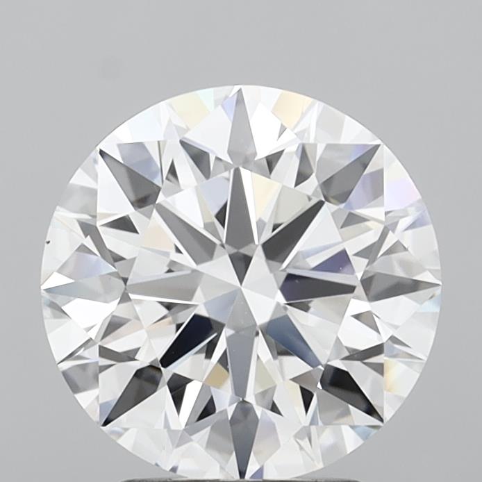 3.09 Carat Round Shaped, Ideal Cut, D Color, VVS2 Clarity, IGI Certified Lab Grown Diamond