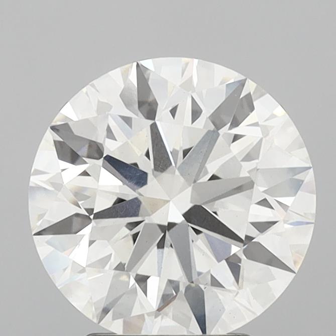 3.07 Carat Round Shaped, Ideal Cut, G Color, VS1 Clarity, IGI Certified Lab Grown Diamond