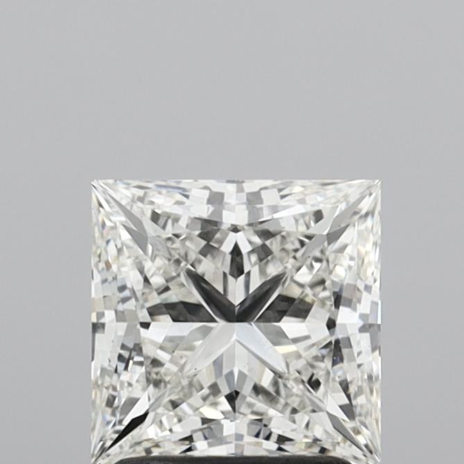 1.80 Carat Princess Shaped, Ideal Cut, H Color, VS1 Clarity, IGI Certified Lab Grown Diamond