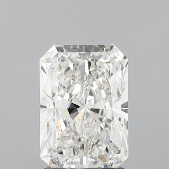 1.57 Carat Radiant Shaped, Ideal Cut, G Color, VVS2 Clarity, IGI Certified Lab Grown Diamond