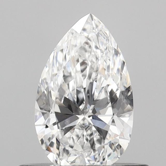0.55 Carat Pear Shaped, Very Good Cut, D Color, VS1 Clarity, IGI Certified Lab Grown Diamond