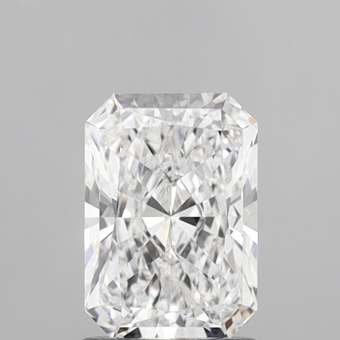 1.47 Carat Radiant Shaped, Ideal Cut, D Color, VS1 Clarity, IGI Certified Lab Grown Diamond