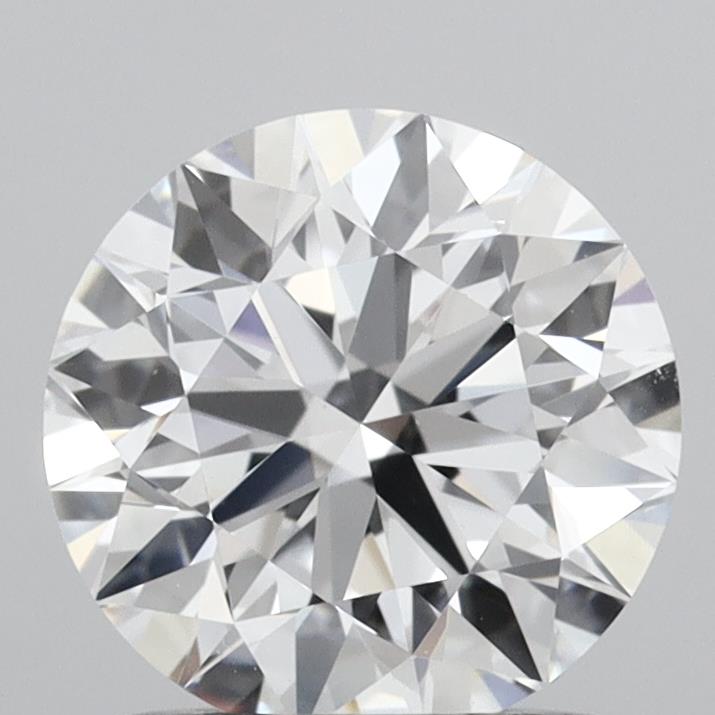 1.27 Carat Round Shaped, Ideal Cut, F Color, VVS2 Clarity, IGI Certified Lab Grown Diamond