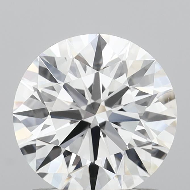 1.07 Carat Round Shaped, Ideal Cut, D Color, VVS2 Clarity, IGI Certified Lab Grown Diamond