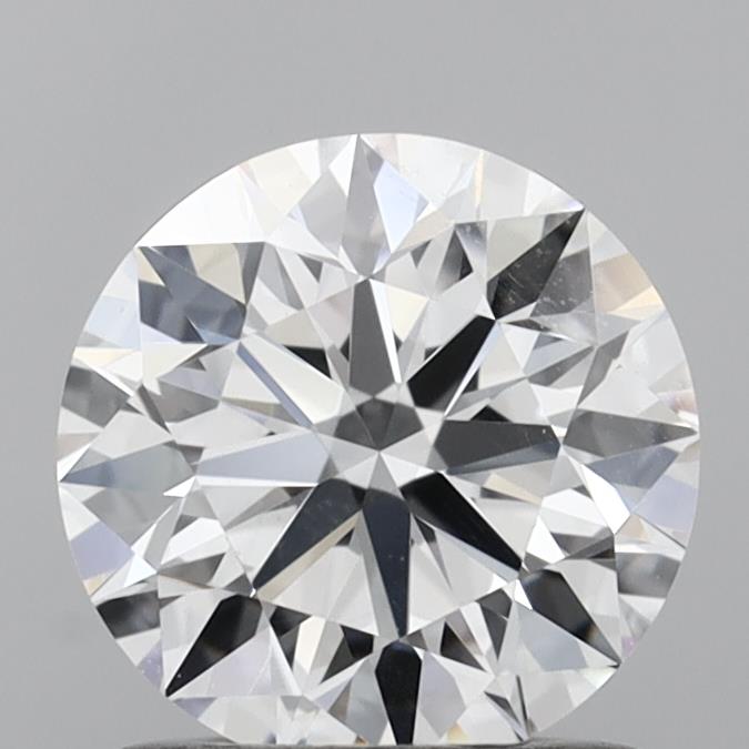 1.04 Carat Round Shaped, Ideal Cut, D Color, VVS2 Clarity, IGI Certified Lab Grown Diamond