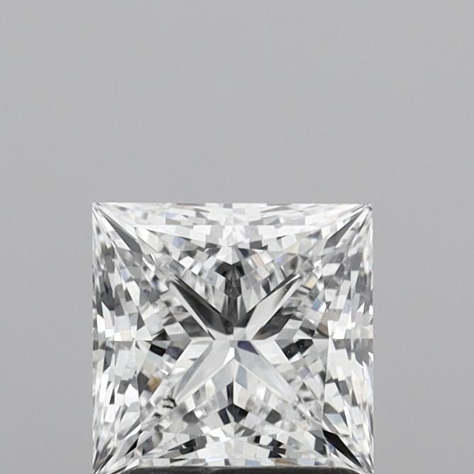1.51 Carat Princess Shaped, Ideal Cut, D Color, VS1 Clarity, IGI Certified Lab Grown Diamond