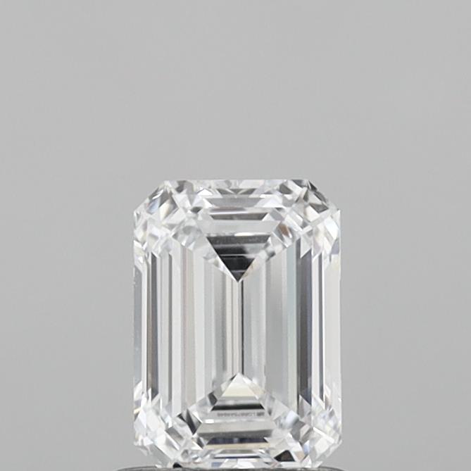 1.02 Carat Emerald Shaped, Ideal Cut, F Color, VVS1 Clarity, IGI Certified Lab Grown Diamond