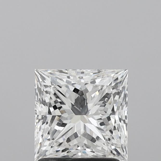 1.53 Carat Princess Shaped, Ideal Cut, D Color, VS1 Clarity, IGI Certified Lab Grown Diamond