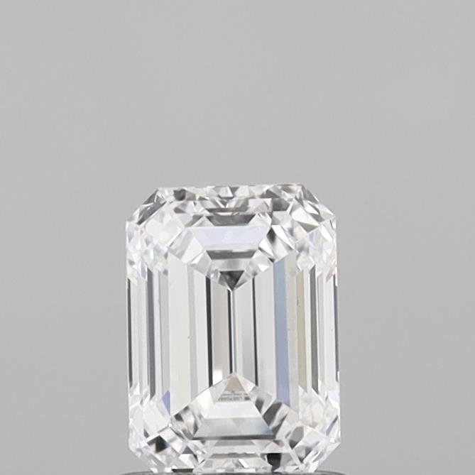 1.03 Carat Emerald Shaped, Ideal Cut, D Color, VVS1 Clarity, IGI Certified Lab Grown Diamond