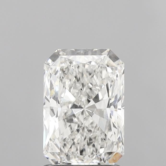 1.35 Carat Radiant Shaped, Ideal Cut, F Color, VS2 Clarity, IGI Certified Lab Grown Diamond