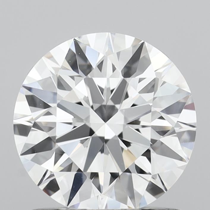 1.08 Carat Round Shaped, Ideal Cut, D Color, VVS2 Clarity, IGI Certified Lab Grown Diamond
