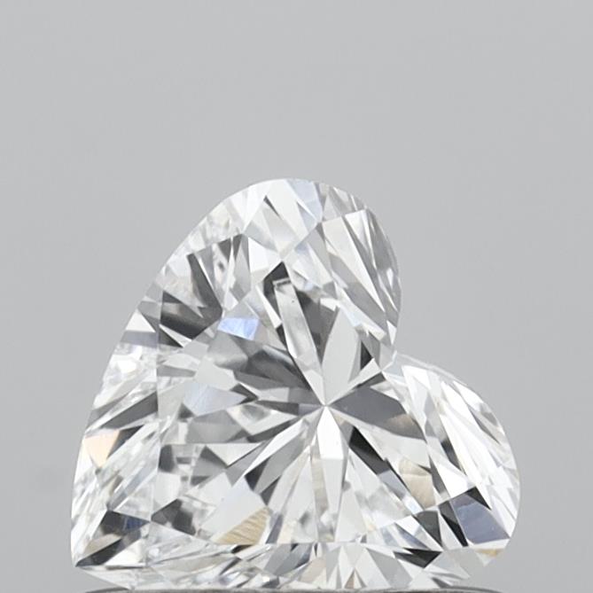 0.52 Carat Heart Shaped, Very Good Cut, D Color, VS1 Clarity, IGI Certified Lab Grown Diamond