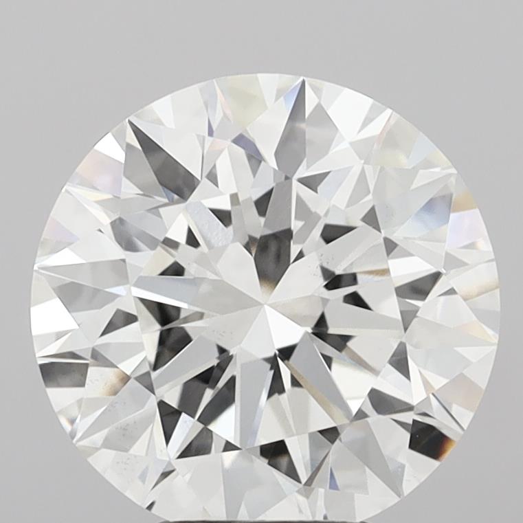 5.05 Carat Round Shaped, Ideal Cut, F Color, VVS2 Clarity, IGI Certified Lab Grown Diamond