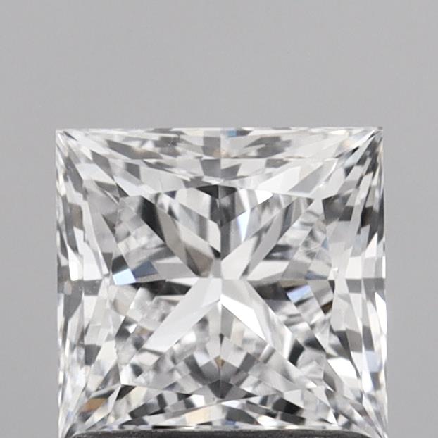 1.18 Carat Princess Shaped, D Color, VVS2 Clarity, IGI Certified Lab Grown Diamond