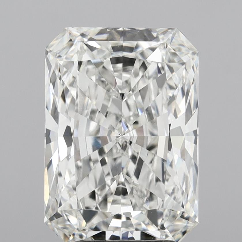 5.08 Carat Radiant Shaped, Ideal Cut, G Color, VVS2 Clarity, IGI Certified Lab Grown Diamond