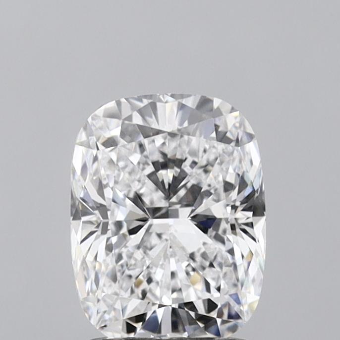1.59 Carat Cushion Shaped, Ideal Cut, D Color, VVS1 Clarity, IGI Certified Lab Grown Diamond
