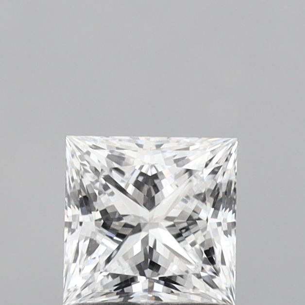 1.04 Carat Princess Shaped, Ideal Cut, D Color, IF Clarity, IGI Certified Lab Grown Diamond