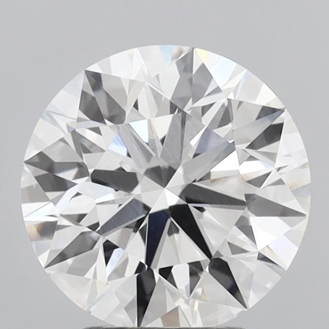 3.02 Carat Round Shaped, Ideal Cut, E Color, VVS2 Clarity, IGI Certified Lab Grown Diamond