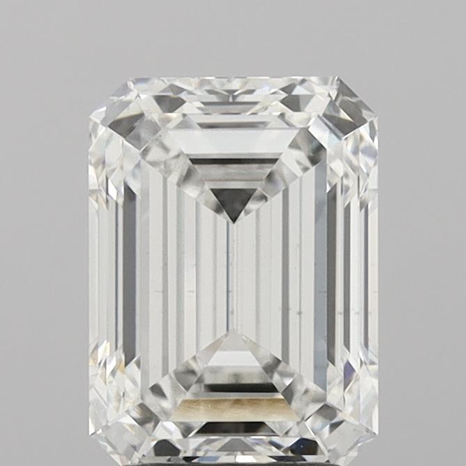 2.78 Carat Emerald Shaped, Ideal Cut, F Color, VS2 Clarity, IGI Certified Lab Grown Diamond