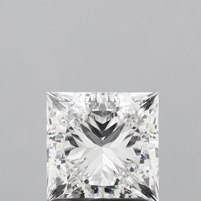 1.45 Carat Princess Shaped, Ideal Cut, D Color, VS1 Clarity, IGI Certified Lab Grown Diamond