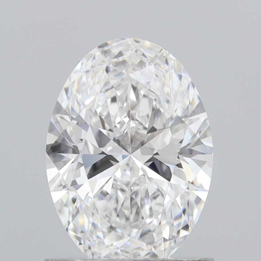 1.07 Carat Oval Shaped, Ideal Cut, D Color, VVS2 Clarity, IGI Certified Lab Grown Diamond