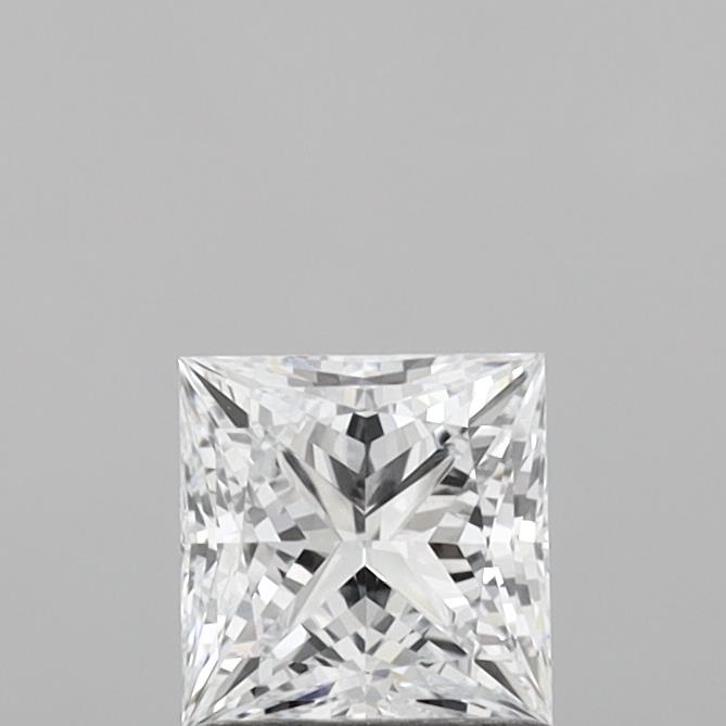 1.01 Carat Princess Shaped, Ideal Cut, E Color, IF Clarity, IGI Certified Lab Grown Diamond