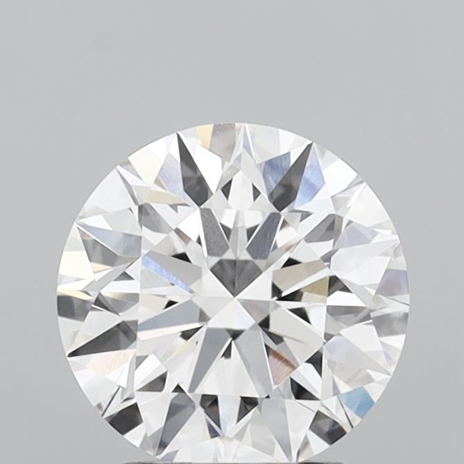 2.07 Carat Round Shaped, Ideal Cut, E Color, VVS2 Clarity, IGI Certified Lab Grown Diamond