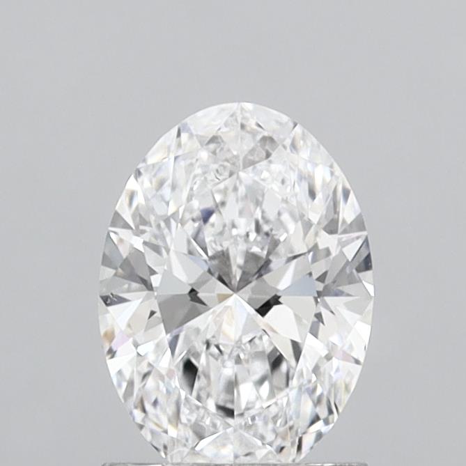 1.24 Carat Oval Shaped, Ideal Cut, D Color, VVS2 Clarity, IGI Certified Lab Grown Diamond