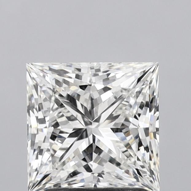 1.88 Carat Princess Shaped, Ideal Cut, G Color, VS1 Clarity, IGI Certified Lab Grown Diamond