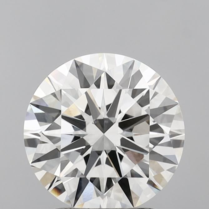 2.07 Carat Round Shaped, Ideal Cut, G Color, VVS2 Clarity, IGI Certified Lab Grown Diamond