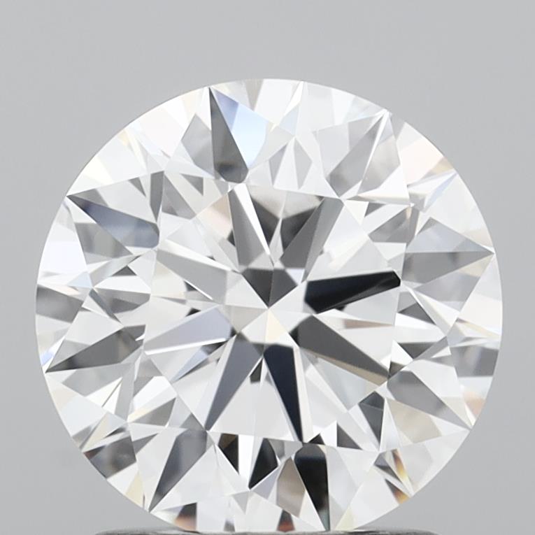 1.54 Carat Round Shaped, Ideal Cut, D Color, VS1 Clarity, IGI Certified Lab Grown Diamond