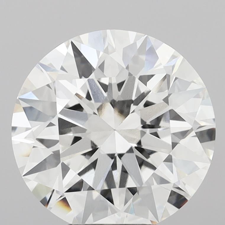 5.09 Carat Round Shaped, Ideal Cut, E Color, VVS2 Clarity, IGI Certified Lab Grown Diamond