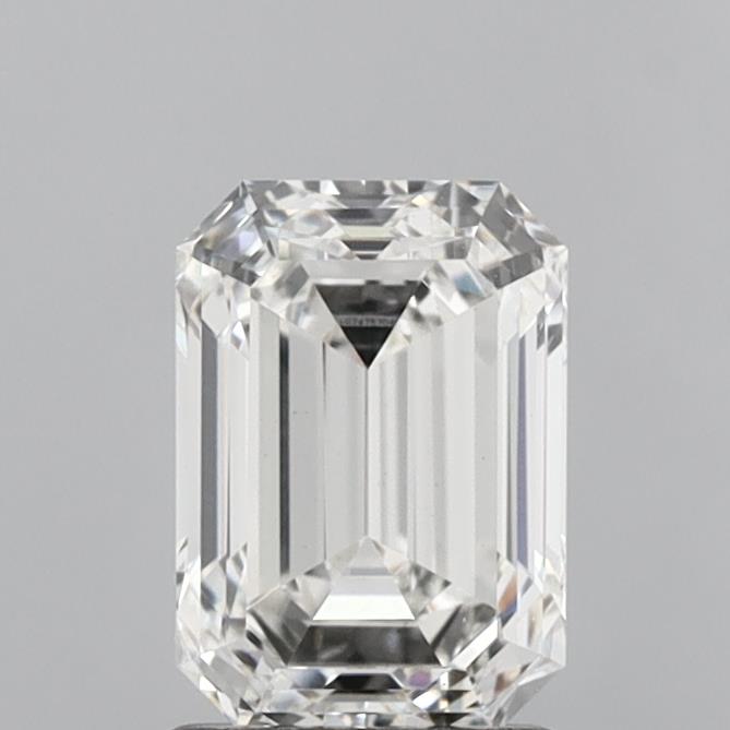 1.83 Carat Emerald Shaped, Ideal Cut, F Color, VS1 Clarity, IGI Certified Lab Grown Diamond