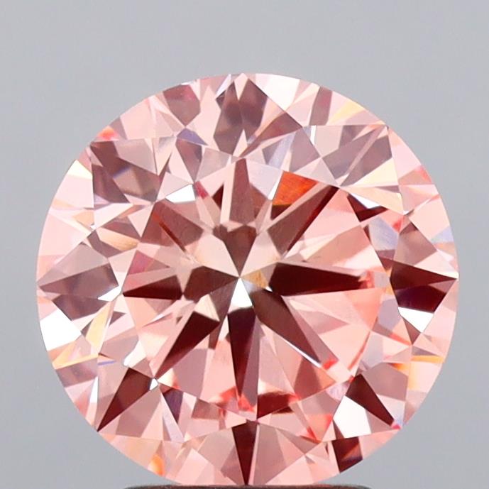 3.17 Carat Round Shaped, Very Good Cut, VS1 Clarity, IGI Certified Lab Grown Diamond