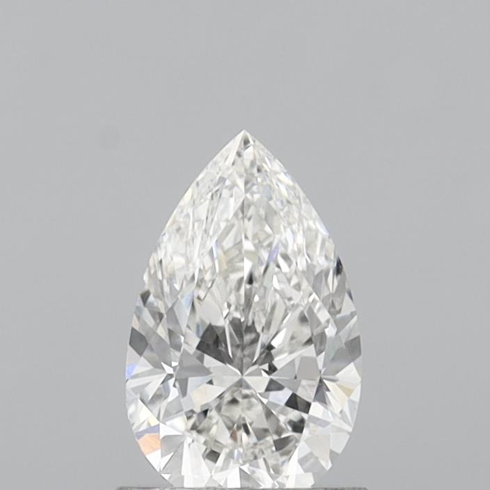1.05 Carat Pear Shaped, Ideal Cut, F Color, VVS2 Clarity, IGI Certified Lab Grown Diamond
