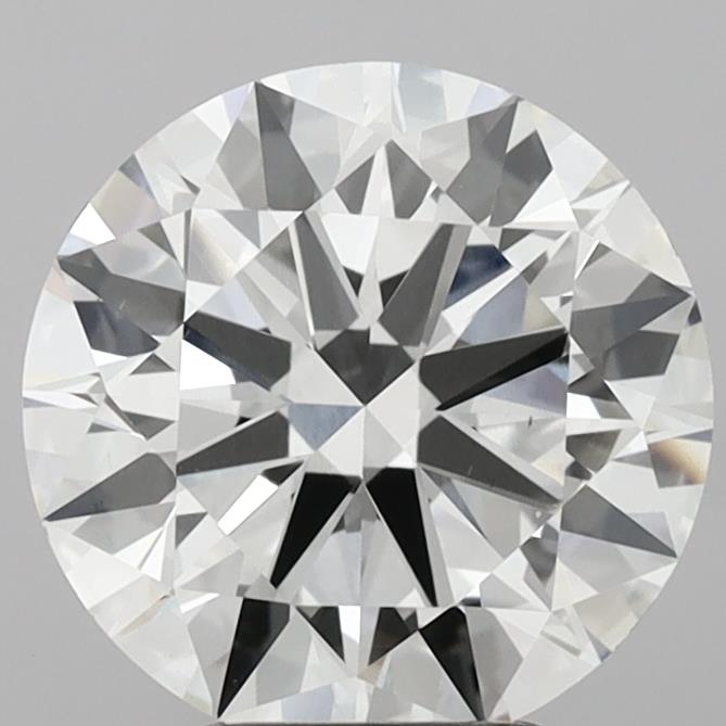 4.06 Carat Round Shaped, Excellent Cut, G Color, VS1 Clarity, IGI Certified Lab Grown Diamond
