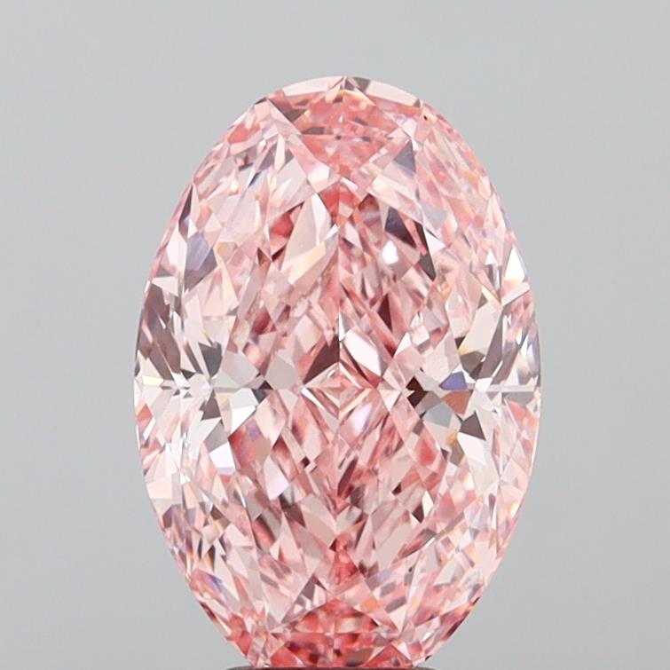 5.08 Carat Oval Shaped, Ideal Cut, VVS2 Clarity, IGI Certified Lab Grown Diamond