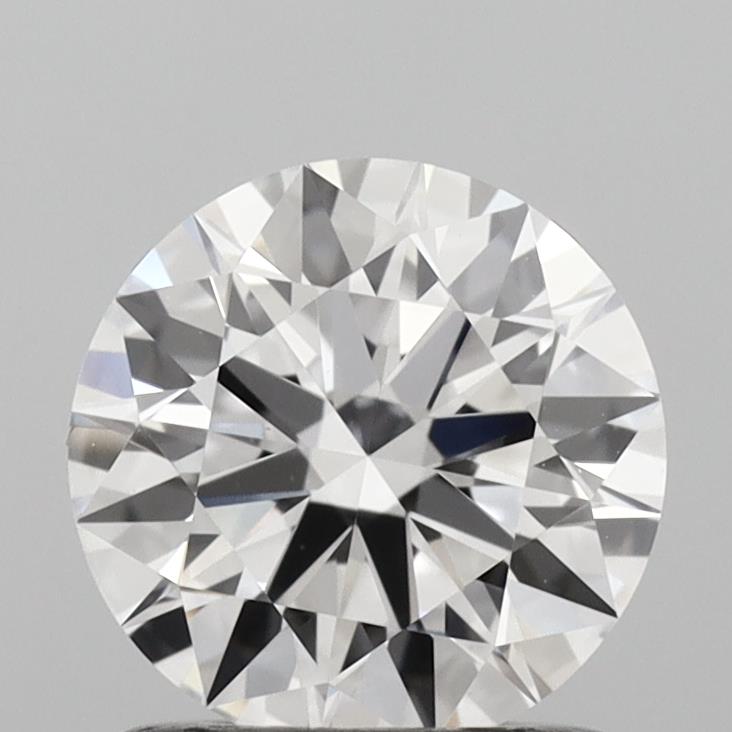 1.05 Carat Round Shaped, Ideal Cut, D Color, VVS2 Clarity, IGI Certified Lab Grown Diamond