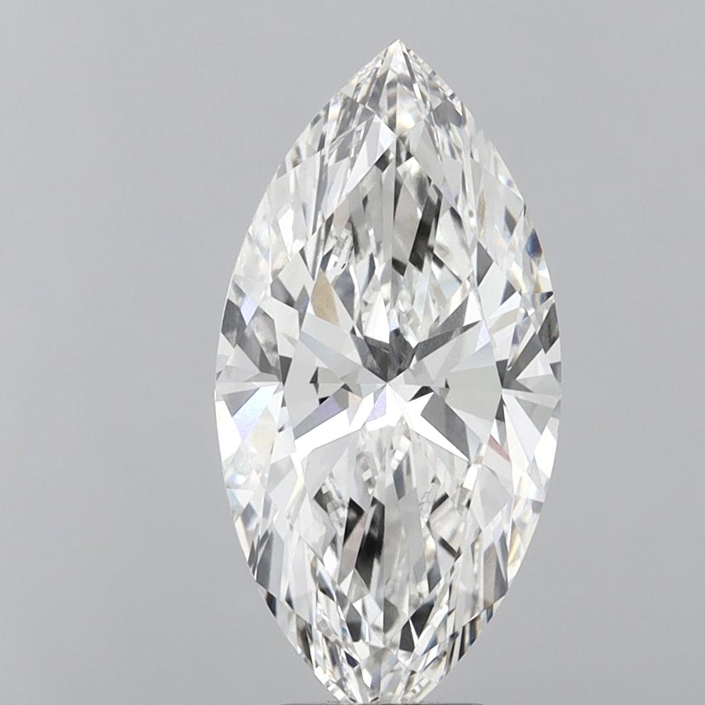 7.05 Carat Marquise Shaped, Ideal Cut, F Color, VVS2 Clarity, IGI Certified Lab Grown Diamond