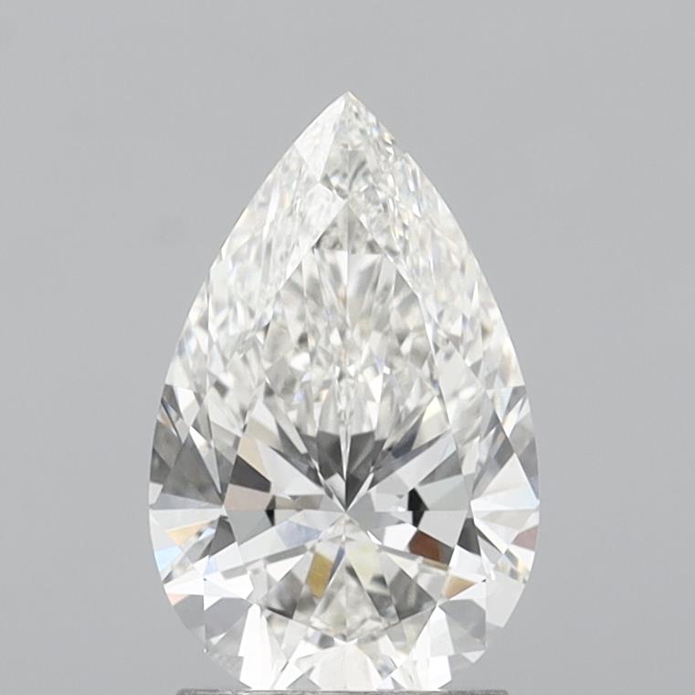 2.01 Carat Pear Shaped, Ideal Cut, G Color, VVS2 Clarity, IGI Certified Lab Grown Diamond