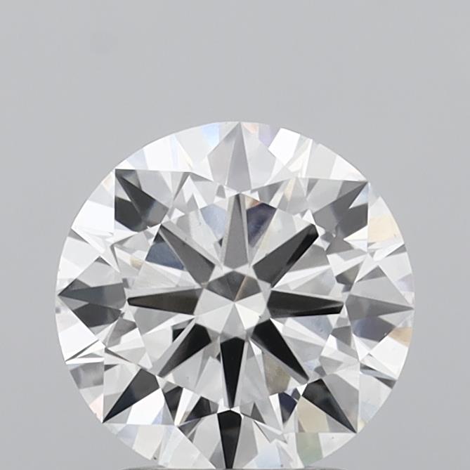 2.04 Carat Round Shaped, Excellent Cut, F Color, VS1 Clarity, IGI Certified Lab Grown Diamond