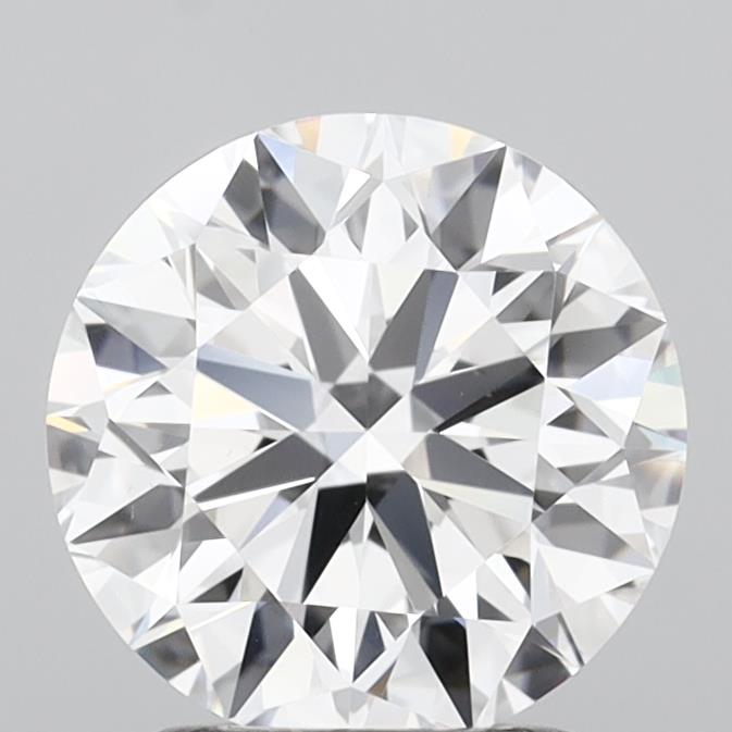 2.08 Carat Round Shaped, Ideal Cut, D Color, VS1 Clarity, IGI Certified Lab Grown Diamond