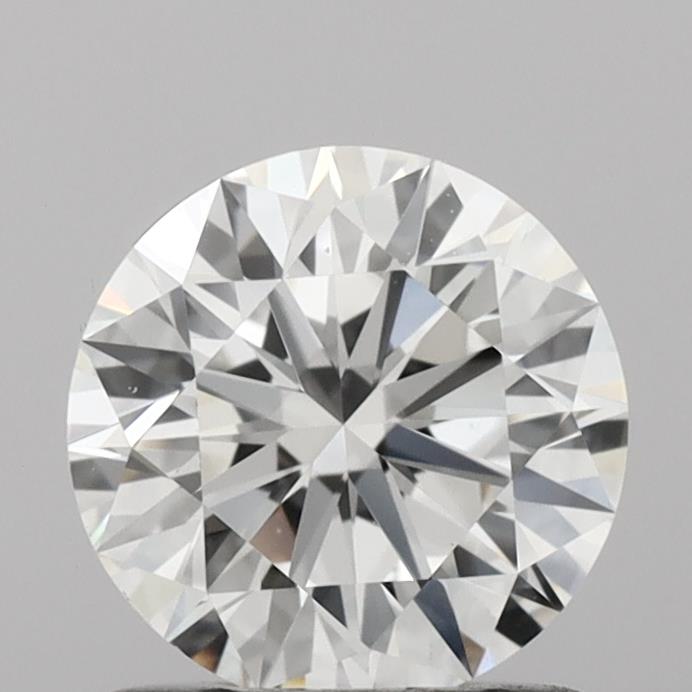 1.04 Carat Round Shaped, Ideal Cut, D Color, VVS2 Clarity, IGI Certified Lab Grown Diamond