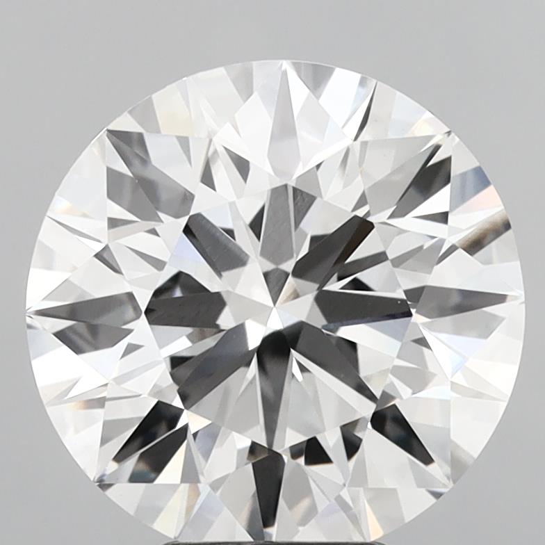 5.74 Carat Round Shaped, Excellent Cut, E Color, VVS2 Clarity, IGI Certified Lab Grown Diamond