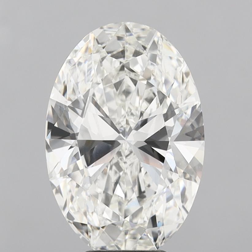 6.10 Carat Oval Shaped, Ideal Cut, E Color, VVS2 Clarity, IGI Certified Lab Grown Diamond