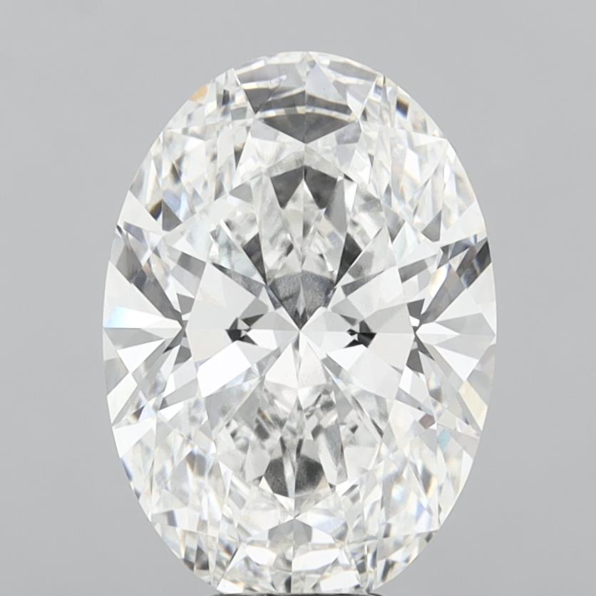 8.01 Carat Oval Shaped, Ideal Cut, E Color, VVS2 Clarity, IGI Certified Lab Grown Diamond